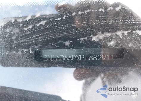 2011 Nissan Sentra 2.0Sr из США, поврежденный, VIN 3N1AB6APXBL682911